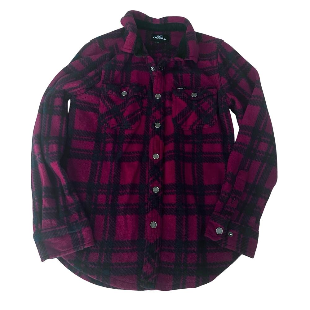 O'Neill boys Glacier Plaid Superfleece Flannel Shirt